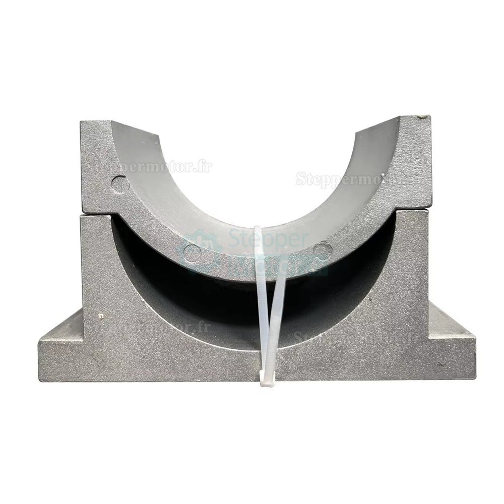 Support de moteur de broche CNC 65 mm/80 mm/100 mm/125 mm, support de serrage en aluminium OSP001705